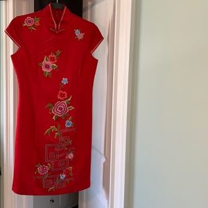 One of a kind, gorgeous Chinese dress.